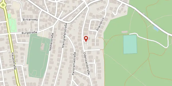Karte der Umgebung von Odenwaldstraße 40 A, 69226 Nußloch