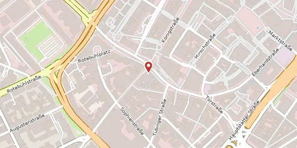 Karte der Umgebung von Königstraße 78, 70173 Stuttgart