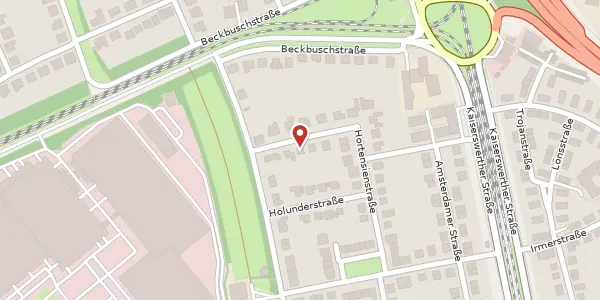 Karte der Umgebung von Lilienstr. 11, 40474 Düsseldorf