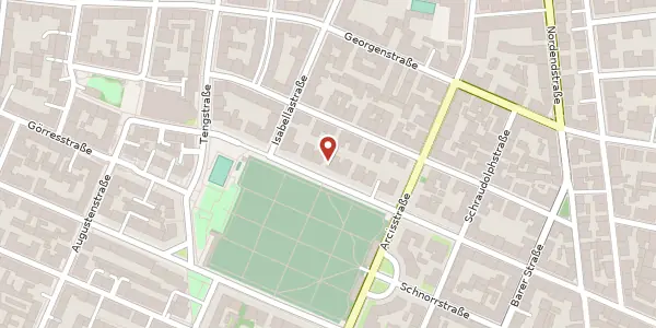 Karte der Umgebung von Adalbertstr. 96, 80799 München