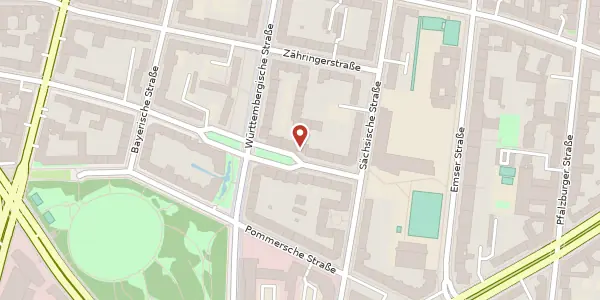 Karte der Umgebung von Wittelsbacherstraße 4, 10707 Berlin