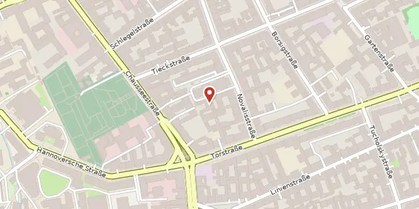 Karte der Umgebung von Chausseestraße 5, 10115 Berlin