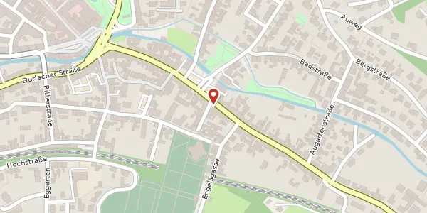 Karte der Umgebung von Württemberger Straße 54, 76646 Bruchsal