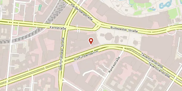 Karte der Umgebung von Kurfürstendamm 12, 10719 Berlin