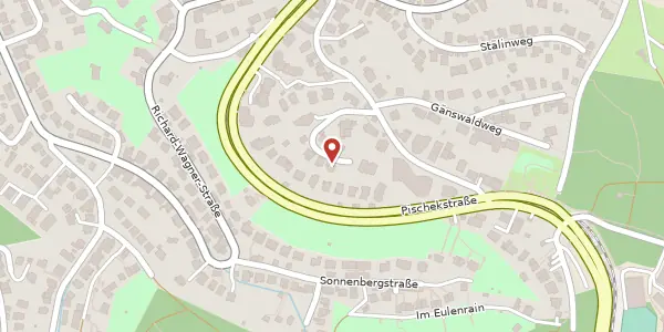 Karte der Umgebung von Adelheidweg 14, 70186 Stuttgart