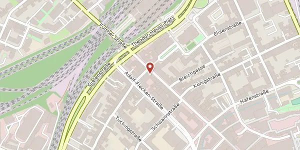 Karte der Umgebung von Krefelder Str. 15, 41460 Neuss