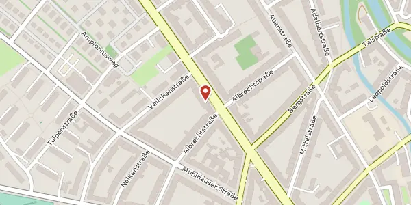 Karte der Umgebung von Nordhäuser Straße 21, 99089 Erfurt