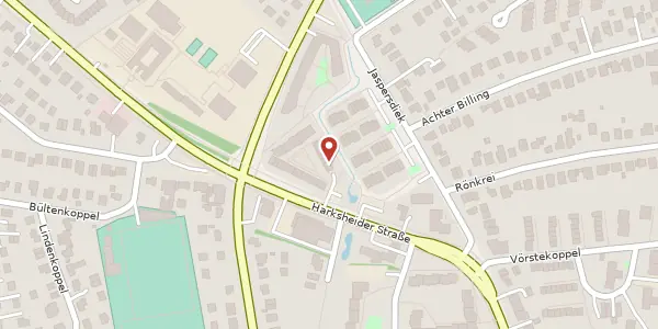 Karte der Umgebung von Harksheider Straße 62 A, 22399 Hamburg