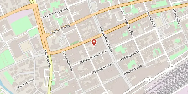 Karte der Umgebung von Erzbergerstraße 8b, 78224 Singen (Hohentwiel)