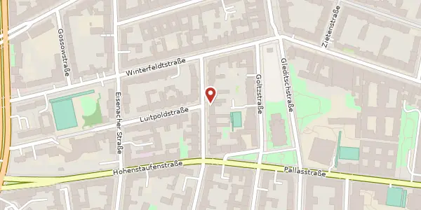 Karte der Umgebung von Habsburger Straße 11 a, 10781 Berlin