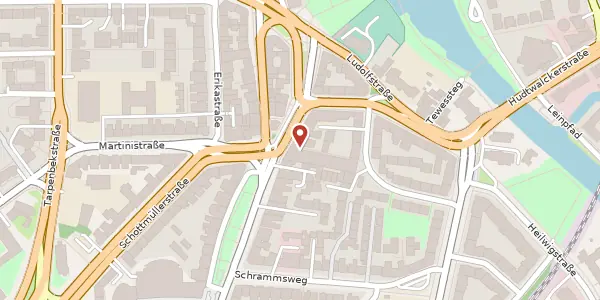 Karte der Umgebung von Eppendorfer Landstraße 110, 20249 Hamburg