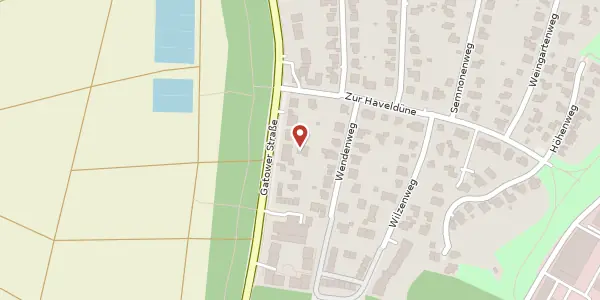 Karte der Umgebung von Gatower Straße 181, 13595 Berlin