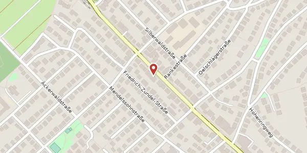 Karte der Umgebung von Kirchheimer Straße 40, 70619 Stuttgart