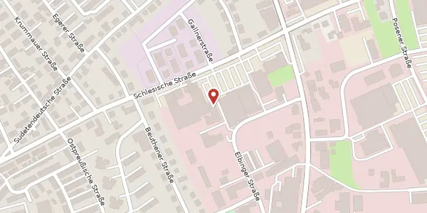 Karte der Umgebung von Schlesische Str. 114, 94315 Straubing