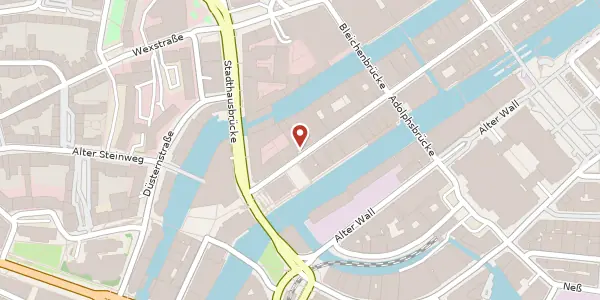 Karte der Umgebung von Neuer Wall 84, 20354 Hamburg