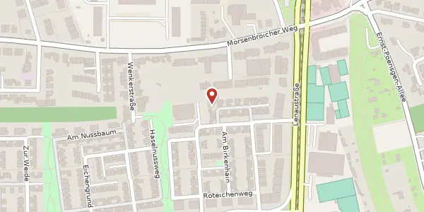 Karte der Umgebung von Zur Wildkirsche 8, 40470 Düsseldorf