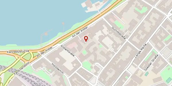 Karte der Umgebung von An der Alster 62, 20099 Hamburg