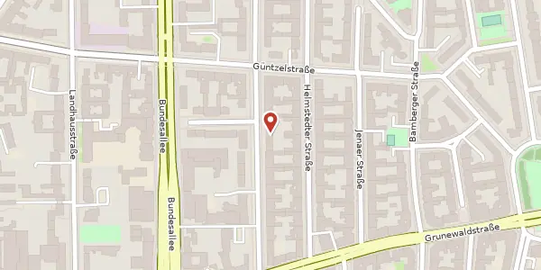 Karte der Umgebung von Prinzregentenstraße 87 A, 10717 Berlin