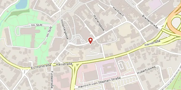 Karte der Umgebung von Neumarkt 11, 36251 Bad Hersfeld