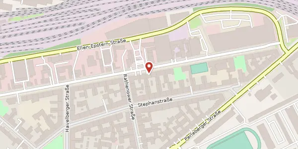Karte der Umgebung von Quitzowstraße 130, 10559 Berlin