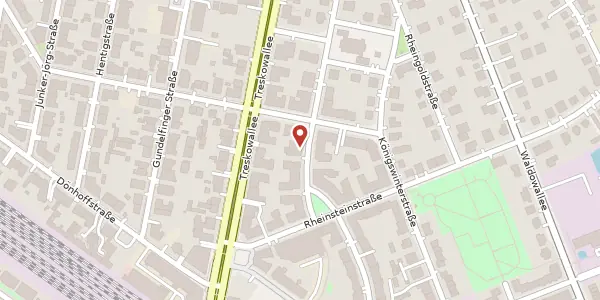 Karte der Umgebung von Weseler Straße 14, 10318 Berlin