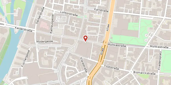 Karte der Umgebung von Kaiserstraße 44, 74072 Heilbronn