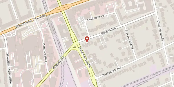 Karte der Umgebung von Bärenallee 4, 22041 Hamburg