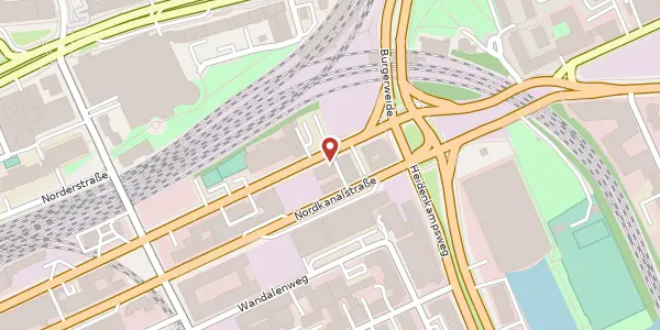 Karte der Umgebung von Spaldingstraße 210, 20097 Hamburg