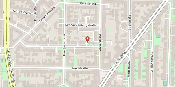 Karte der Umgebung von Albestraße 3-4, 12159 Berlin