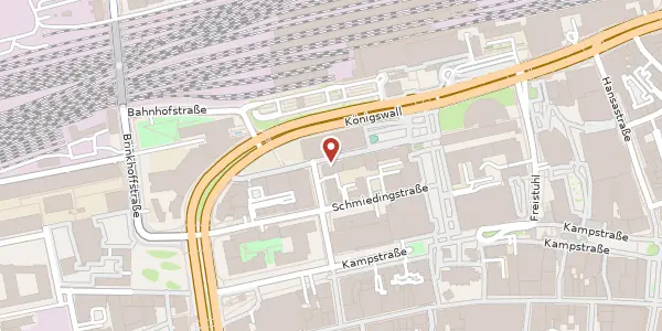 Karte der Umgebung von Königswall 28, 44137 Dortmund