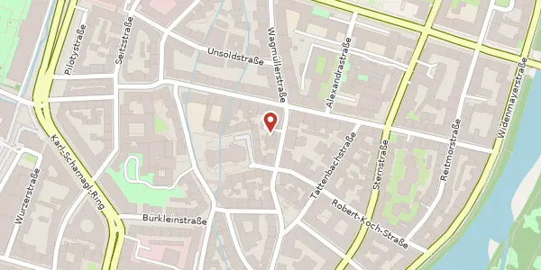 Karte der Umgebung von Triftstr. 11, 80538 München