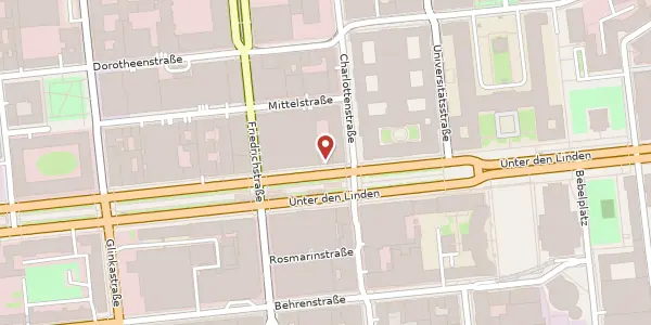 Karte der Umgebung von Unter den Linden 12, 10117 Berlin