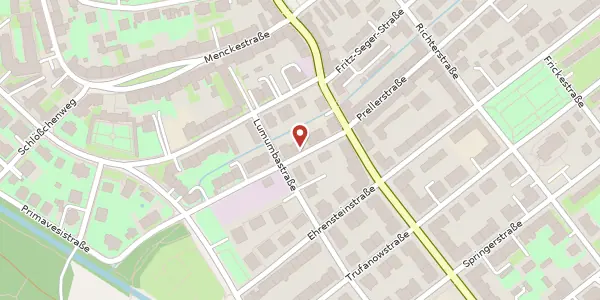 Karte der Umgebung von Prellerstraße 19, 04155 Leipzig