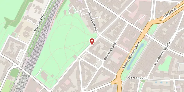 Karte der Umgebung von Spichernstr. 28, 50672 Köln