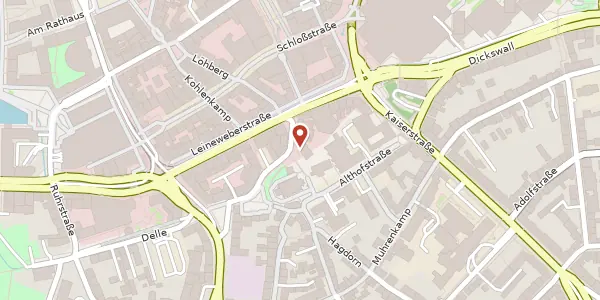 Karte der Umgebung von Bachstr. 22, 45468 Mülheim an der Ruhr