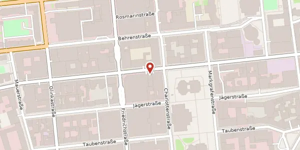 Karte der Umgebung von Französische Straße 24, 10117 Berlin