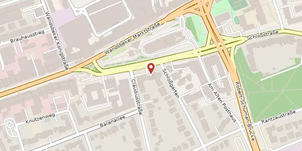 Karte der Umgebung von Schloßstr. 36, 22041 Hamburg