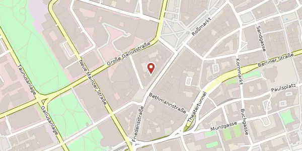 Karte der Umgebung von Kaiserstr. 12, 60311 Frankfurt