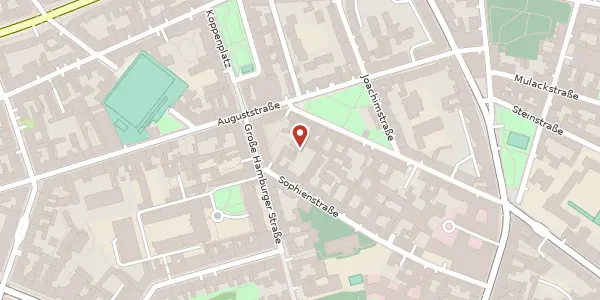 Karte der Umgebung von Sophienstraße 33 A, 10178 Berlin