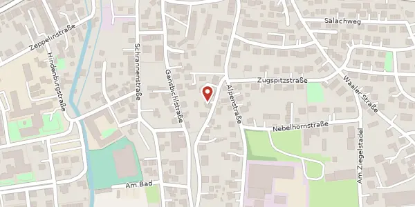 Karte der Umgebung von Am Hohen Weg 6, 86807 Buchloe