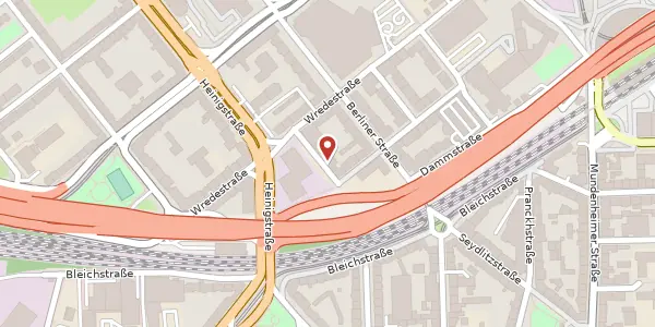 Karte der Umgebung von Bürgermeister-Hoffmann-Straße 14-16, 67059 Ludwigshafen am Rhein