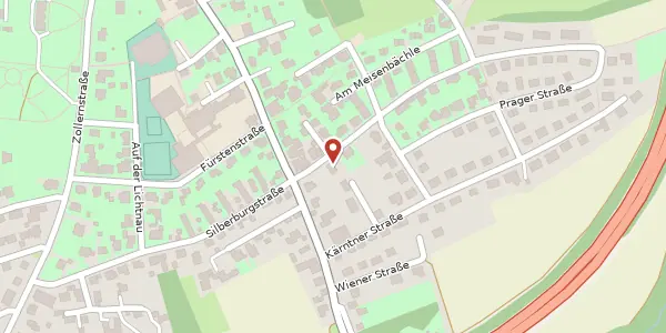 Karte der Umgebung von Bozener Straße 6/8, 72379 Hechingen
