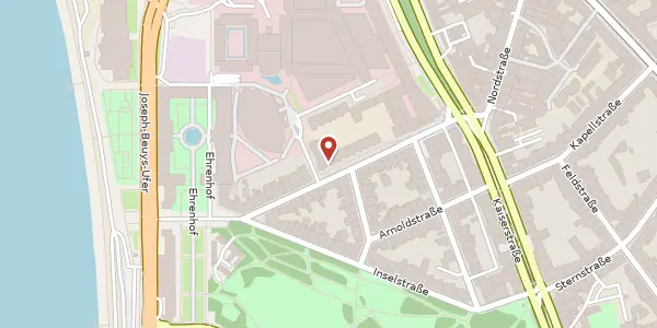 Karte der Umgebung von Scheibenstr. 27, 40479 Düsseldorf
