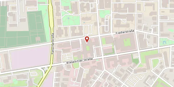 Karte der Umgebung von Fiedlerstraße 34, 01307 Dresden