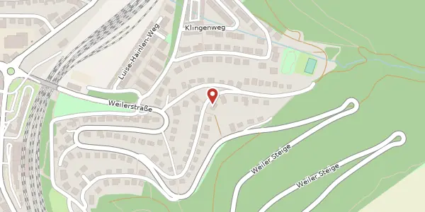 Karte der Umgebung von Schloßhalde 66, 73312 Geislingen