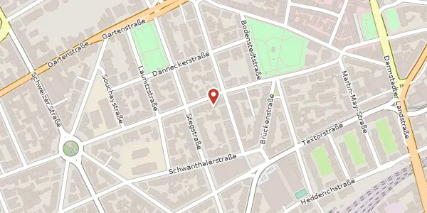 Karte der Umgebung von Gutzkowstr. 43, 60594 Frankfurt