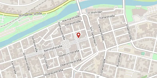 Karte der Umgebung von Königstraße 7, 78532 Tuttlingen