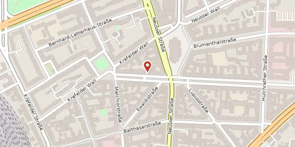 Karte der Umgebung von Weißenburgstr. 15, 50670 Köln