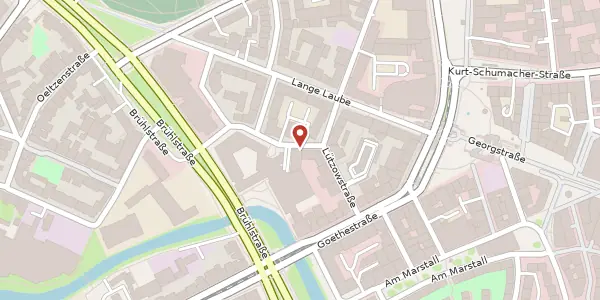 Karte der Umgebung von Escherstraße 22, 30159 Hannover