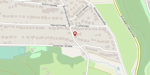 Karte der Umgebung von Birkheckenstraße 108 C, 70599 Stuttgart